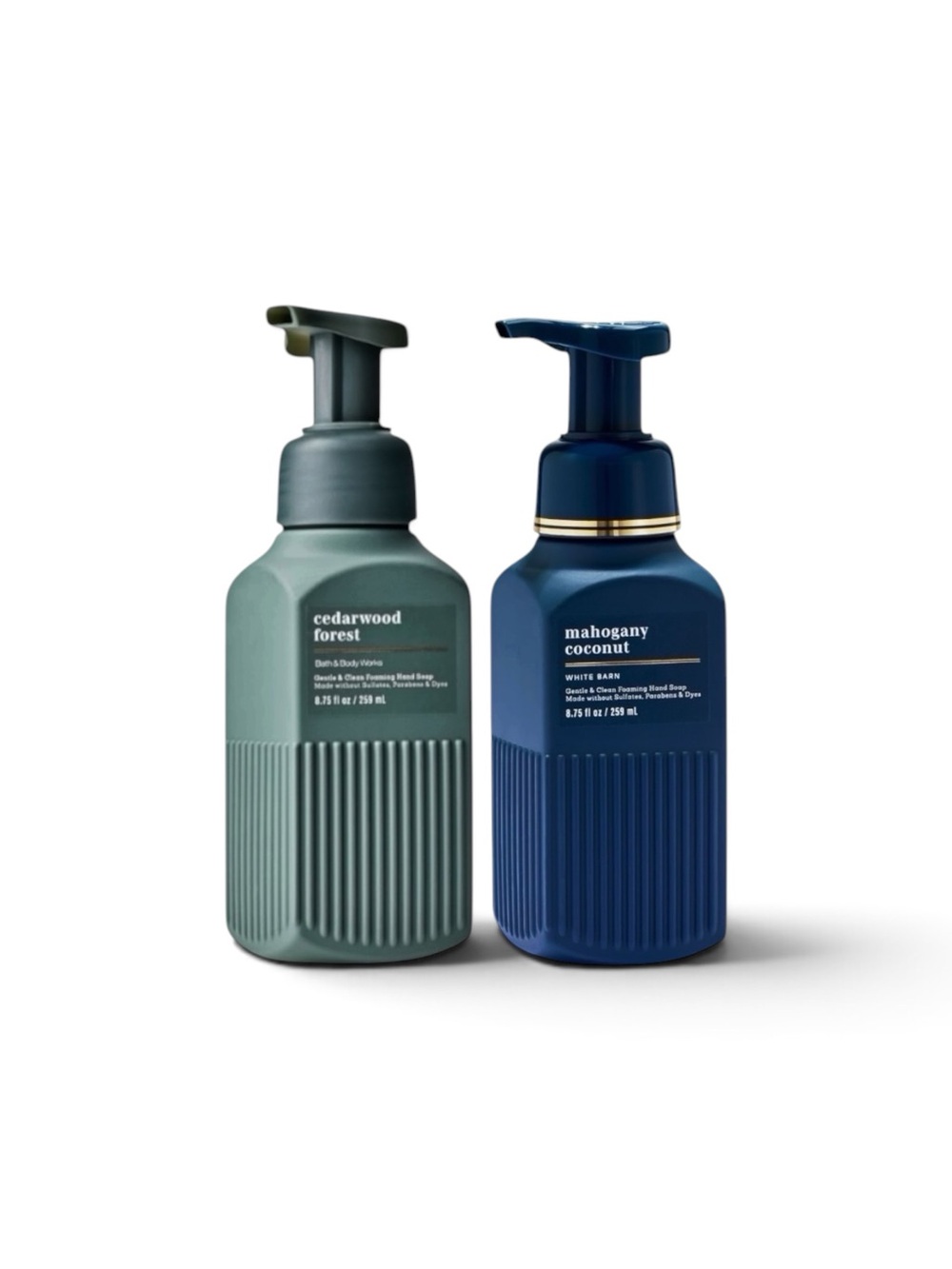 Bath & Body Works CEDARWOOD FOREST & MAHOGANY COCONUT Foaming Hand Soap Set
